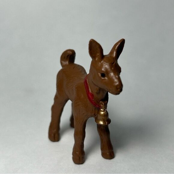 6 Safari Ltd farm animals Mini Figures goat lamb pig calf chicken - Picture 6 of 8